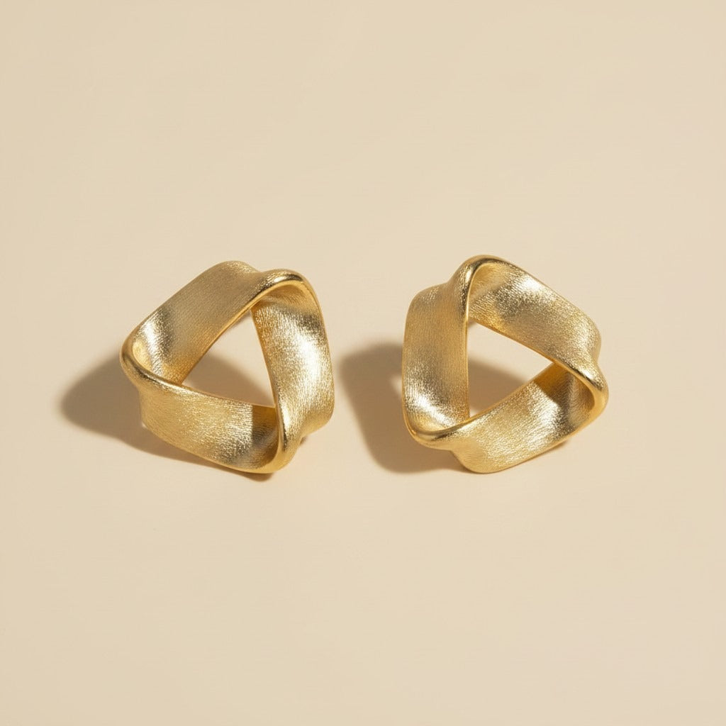 Modern Knot Earrings