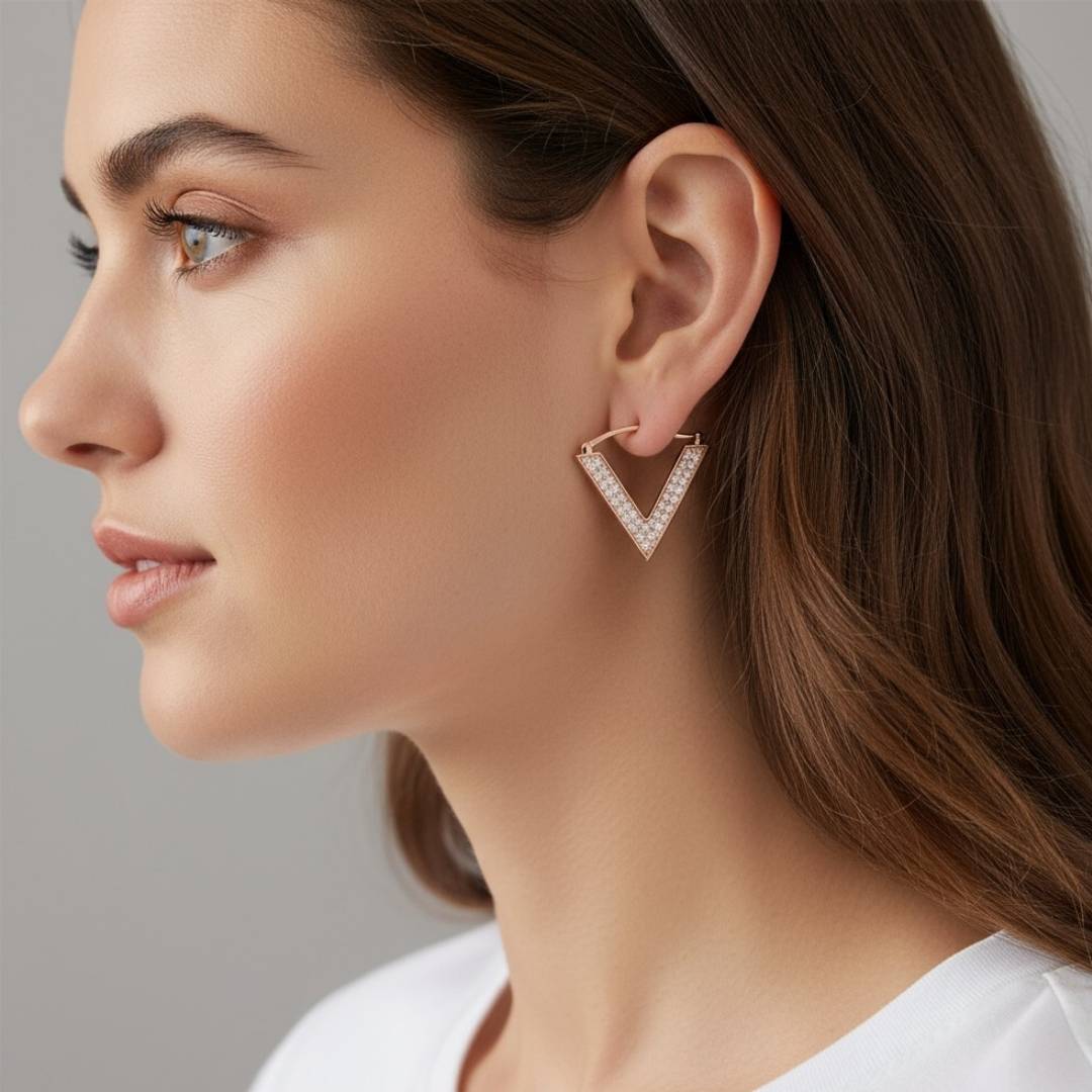 Traingular Earrings