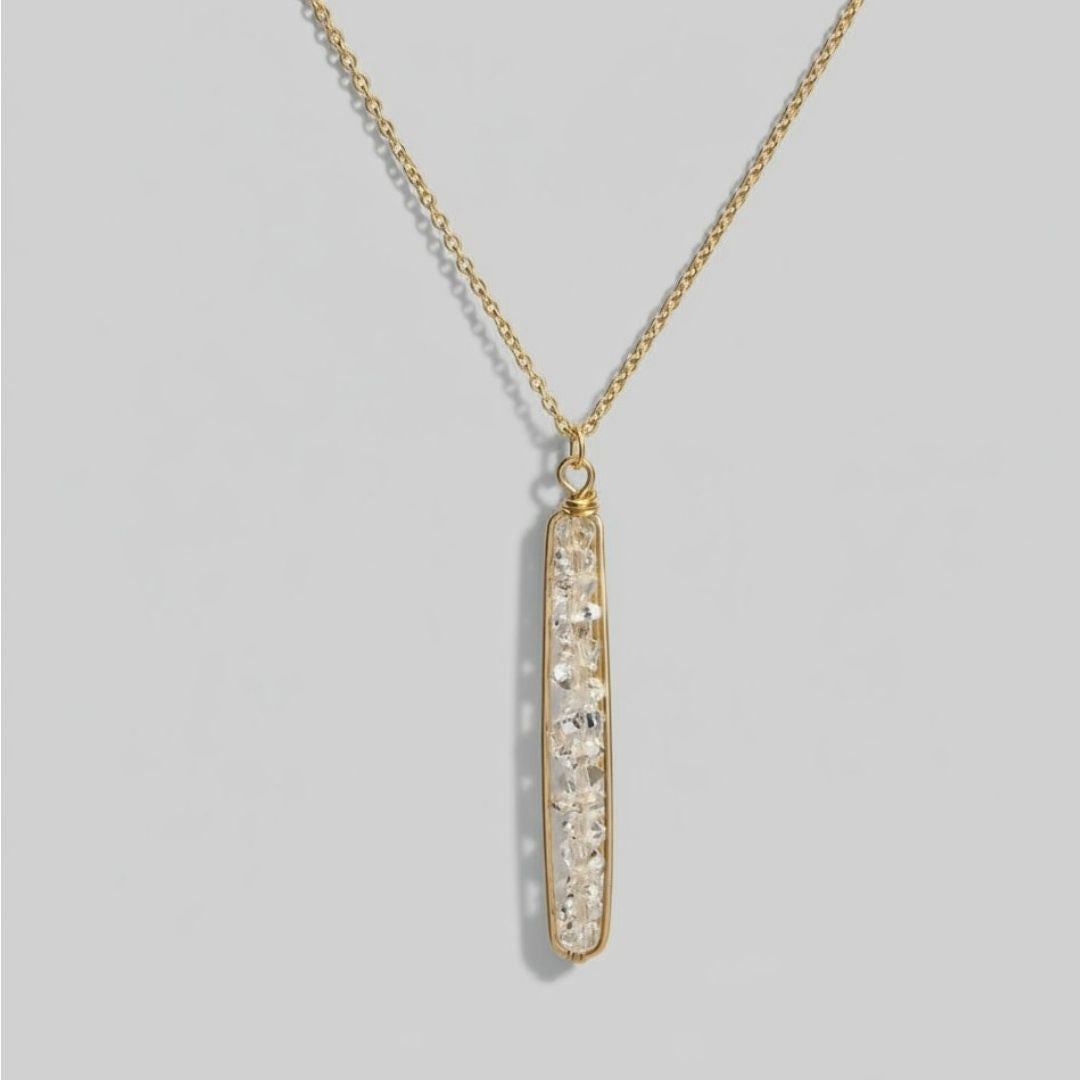 Crystal Bar Necklace