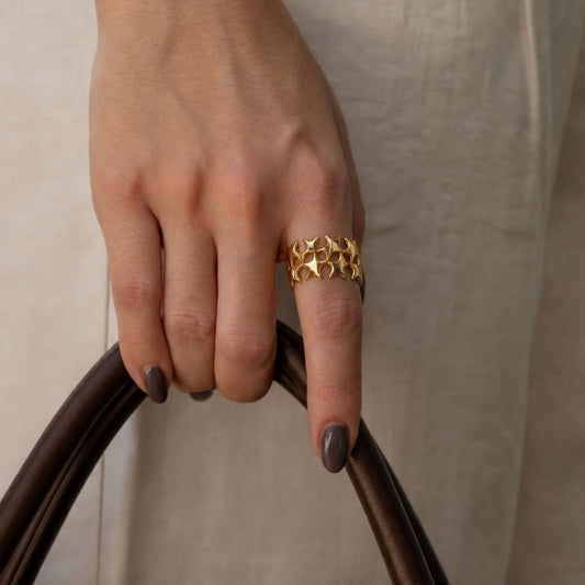 Golden Star Ring