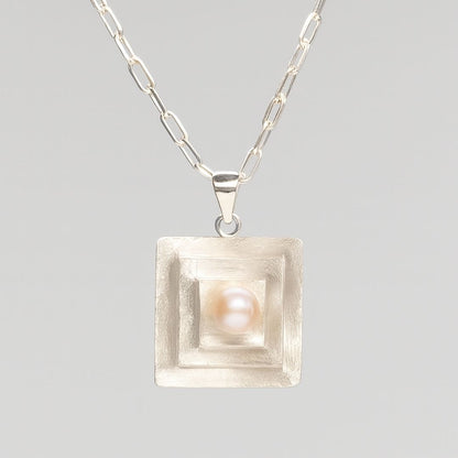 Pearl Square Necklace