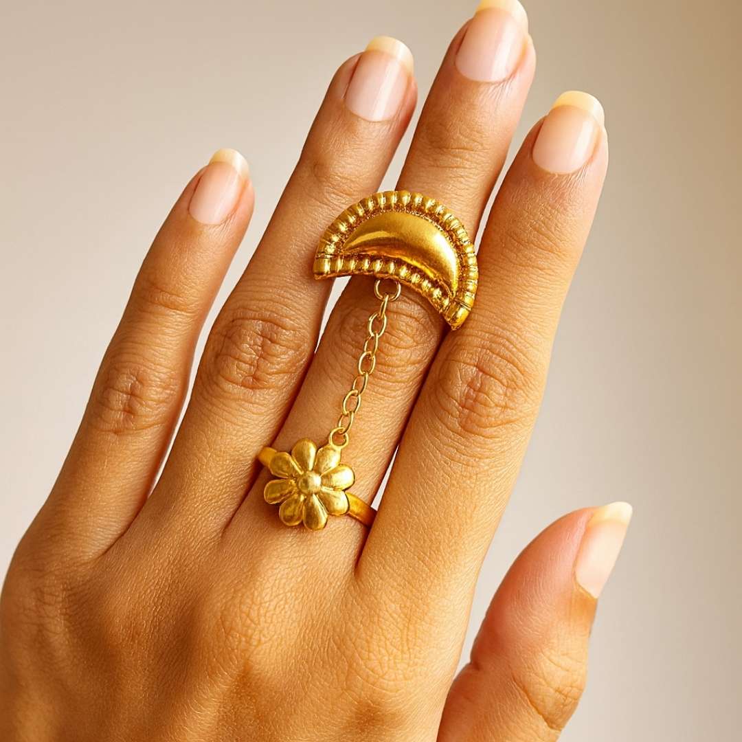 Moonlace ring