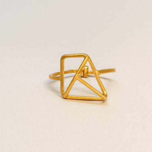 Geo Charm Ring